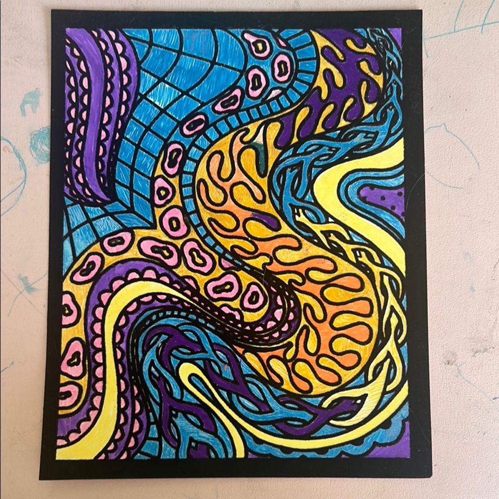 Colorful Abstract Art Print